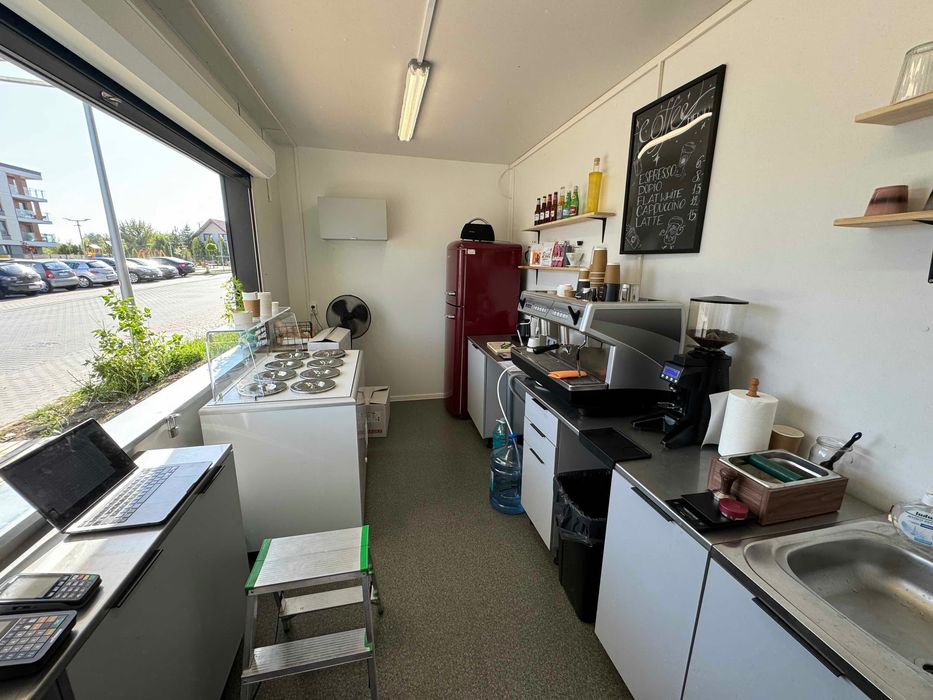 Pawilon gastronomiczny lodziarnia kawiarnia 4,5x2,5m 30k netto