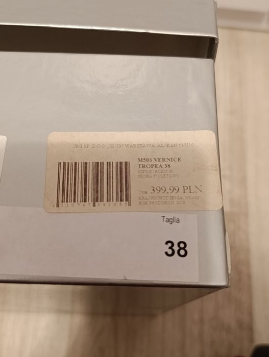 Hego's Milano piękne lakierowane czółenka, fiolet rozm. 38 NOWE