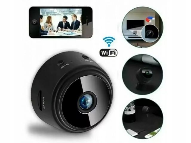 Mini Kamera WiFi Szpiegowska Kamerka HD z Podglądem na Telefon Hit