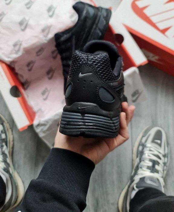 Кроссовки Мужские Nike P6000 Triple Black/Кросівки Чоловічі Найк