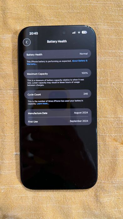 iPhone 16 Pro Max 512GB Preto