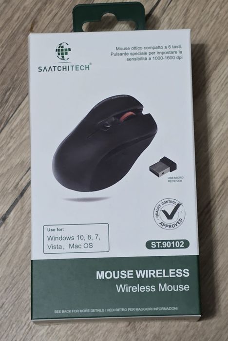 Bezprzewodowa mysz optyczna Saatchi