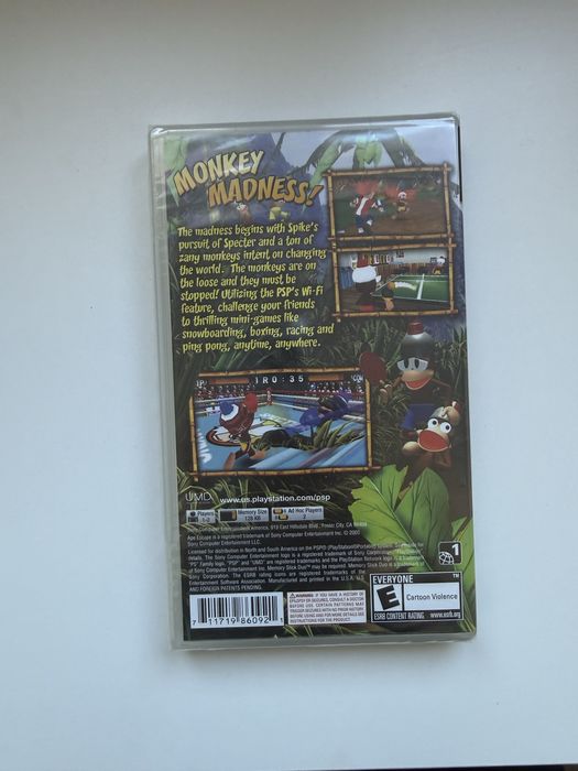 Gra Ape Escape PSP (UMD) – nowa, zapieczętowana gra kolekcjonerska