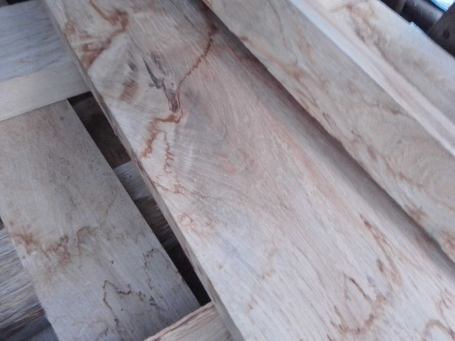 Parapet drewniany, dębowy