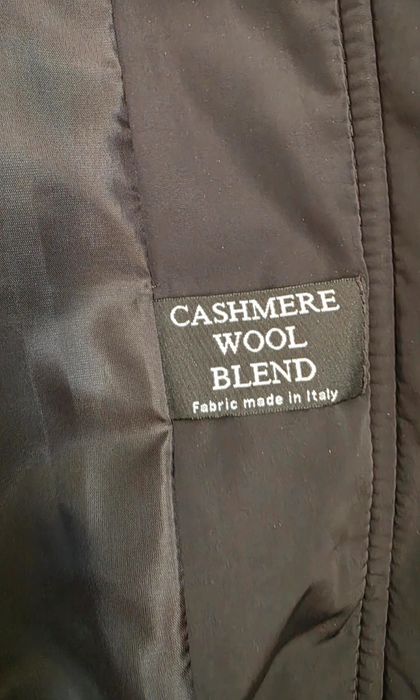 Damski płaszcz milo plus size z kołnierzem Cashmere wool