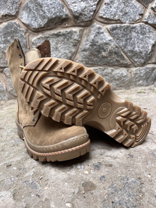 Берці зимові / натуральна шкіра / Берцы зимние с мехом/ кожа нубук