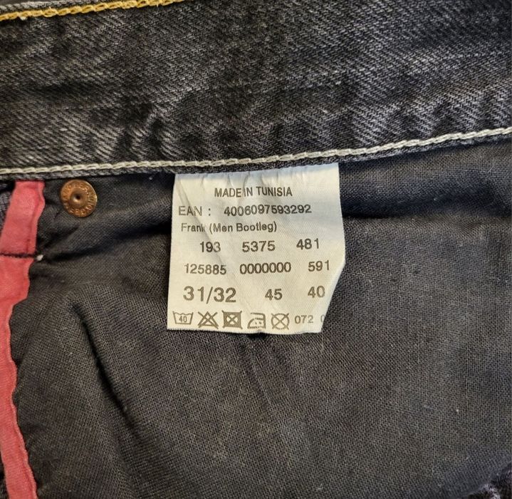 Spodnie męskie czarne Mustang 31/32  men bootleg (Frank)