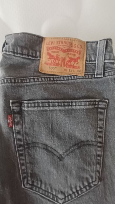 Calças Levis 505 Pretas - Homem - W33 L32