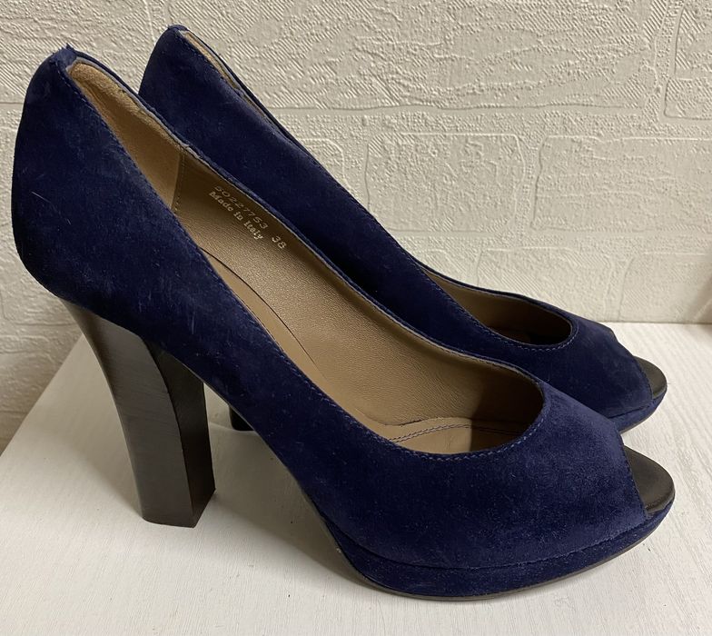 Босоножки туфли Hugo Boss orange, натуральный замш, 38