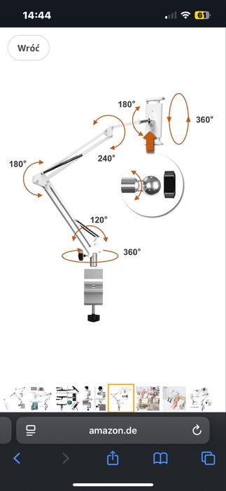 Stojak na tablet smartfon