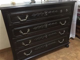 Cama de casal/mesa cabeceira e/ou guarda fatos e/ou cómoda (vintage)