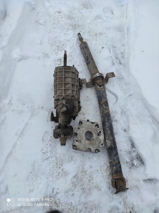 Перехідна плита + КПП+ кардан Ваз на москвич