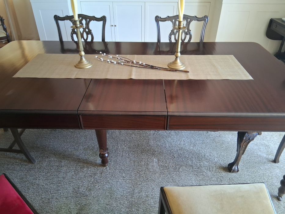 Mesa Jantar Extensível XXL em Mogno