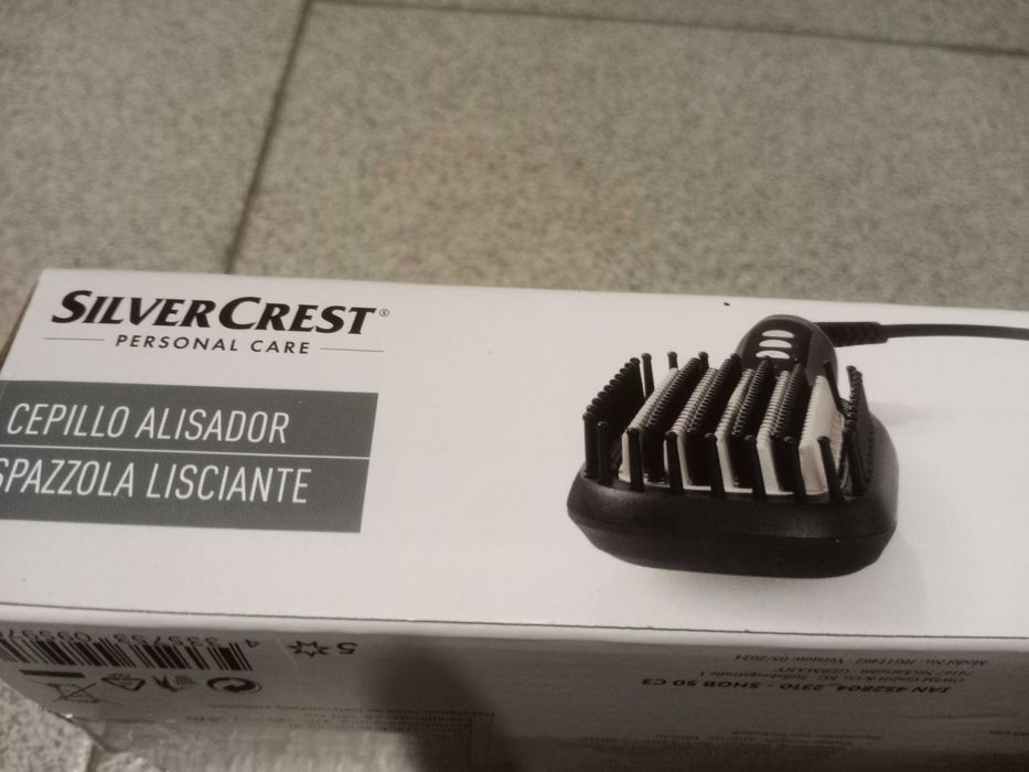 Escova alisadora elétrica de cabelo