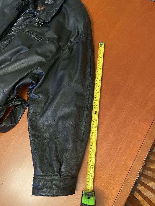 Шкіряний плащ чоловічий, розмір XXL