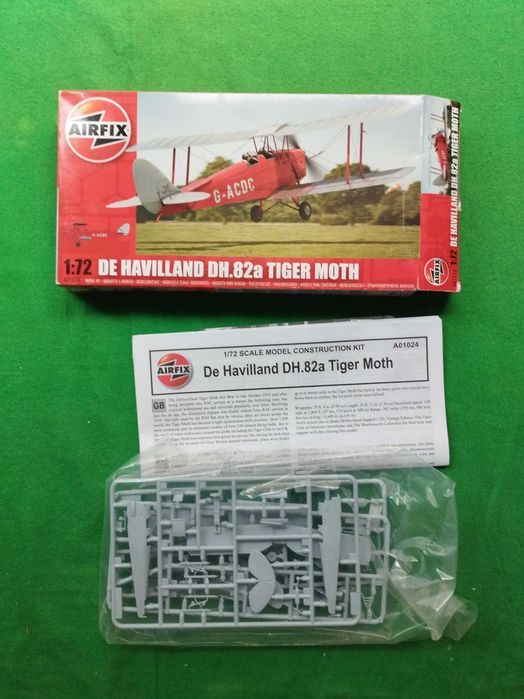 1/72 Airfix AX01024 de Havilland dH. 82 A Tiger Moth Mk.II kit modelismo FAP