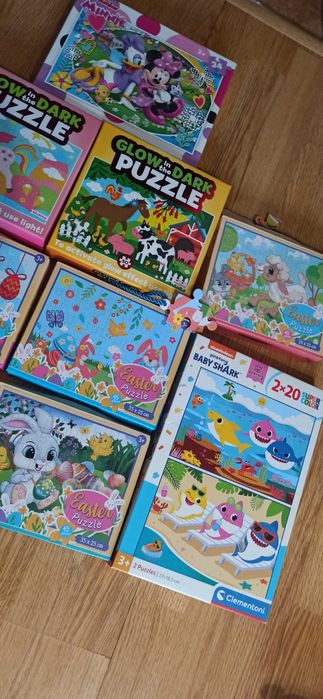 Zestaw puzzli dla dziecka  9 szt.