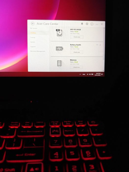 Laptop gamingowy acer nitro 5 AN517-41, RTX 3080, Ryzen 7 5800H