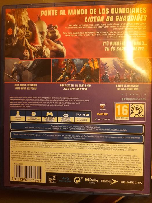 Marvel Guardians of the Galaxy ps4/ps5