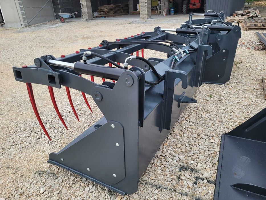 Krokodyl/ Łyżko-krokodyl do ładowarki teleskopowej/ tura ciągnika/ Szufla do Manitou JCB Merlo CAT 2,4m 2,2m 2,0m- Dowóz