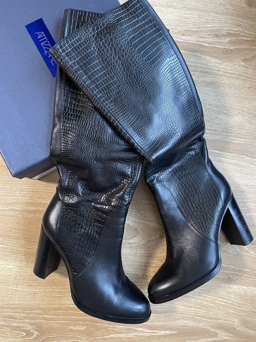 Шкіряні чоботи Attizzare