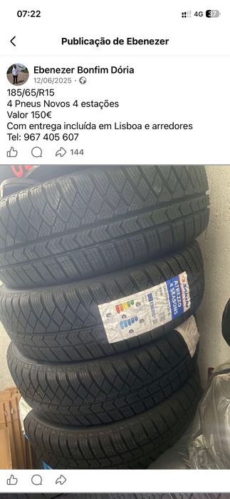 Pneus Novos 4 Estações