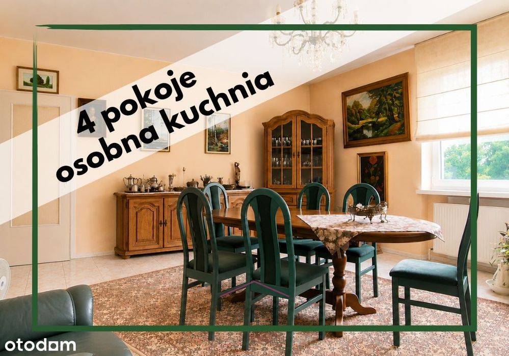 ✰ 4 POKOJE ✰ 2 balkony ✰ MIEJSCE POSTOJOWE ✰ osobna kuchnia ✰