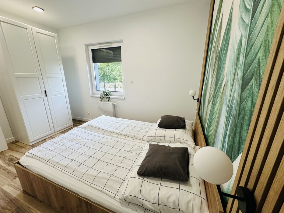 APARTAMENT IDEALNIE wyposa 52m,ogródek i dwa tarasy. Pierwszy wynajem