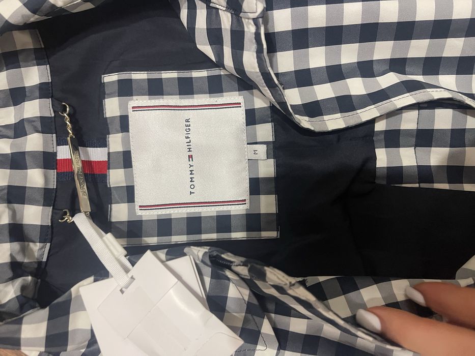 Трендовое новое пальто тренч плащ Tommy Hilfiger! Оригинал! Стильный!
