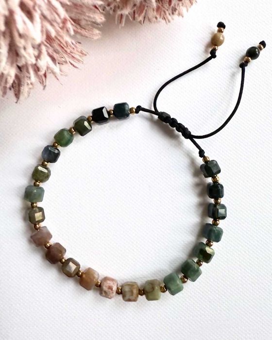 Bransoletka z agatów