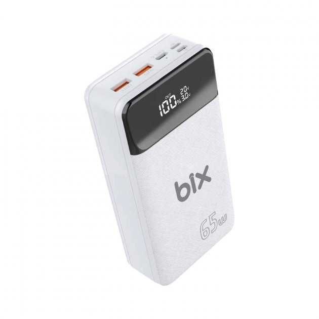 Повербанк для ноутбука BIX 65w 30000mah White ОРИГІНАЛ!