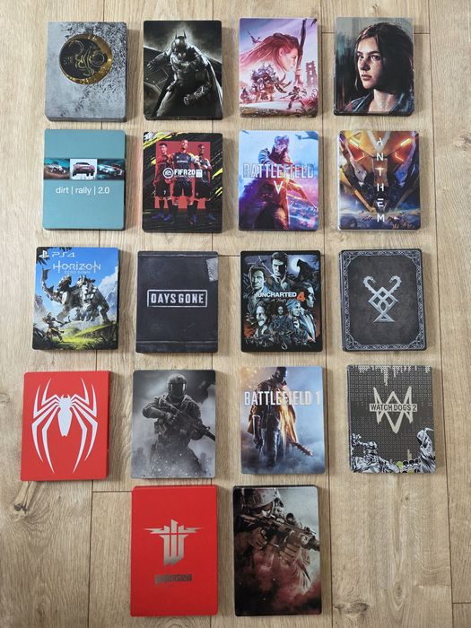 Kolekcja steelbook PS4 PS5 zestaw kolekcjonerski Playstation