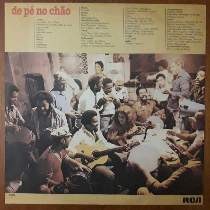 Beth Carvalho disco de vinil "de pé no chão "