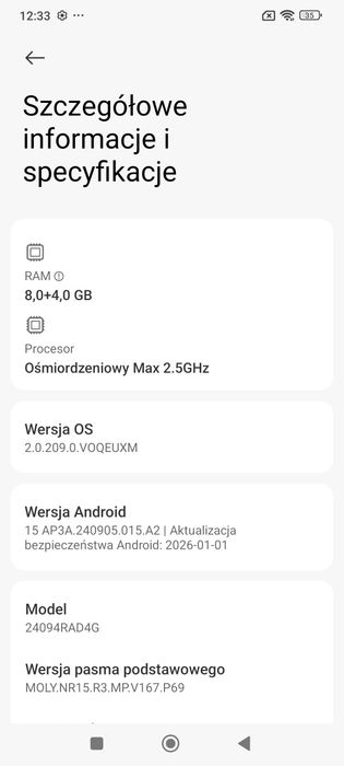 Smartfon Xiaomi Redmi Note 14 5g