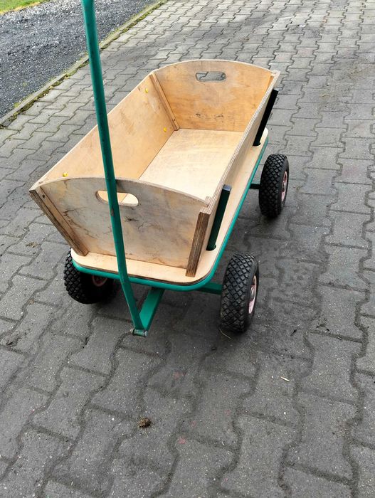 Wózek ogrodowy, plażowy, pompowane koła