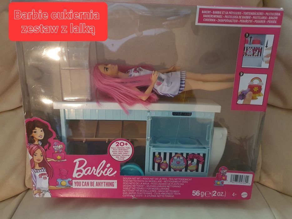 Barbie cukiernia zestaw z lalką