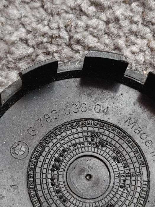 Dekielki alufelgi BMW 68mm x 64mm oryginał 68mm x 65mm komplet