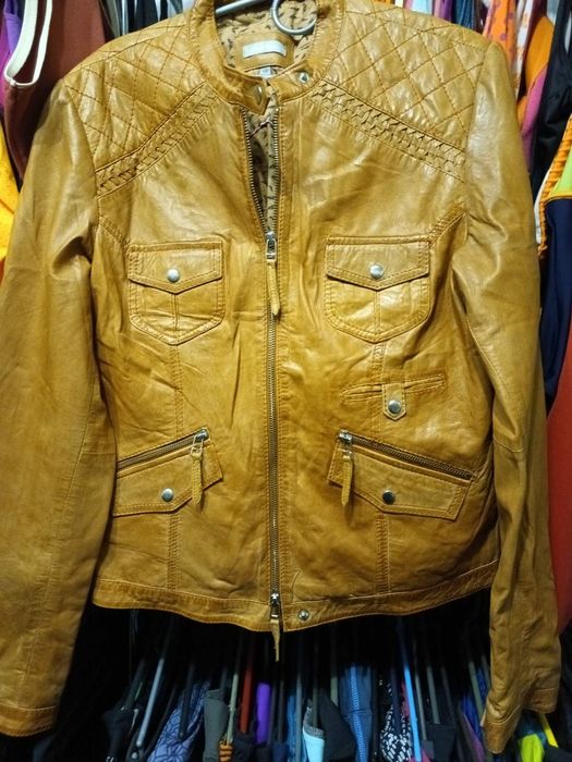 Шкіряна натуральна куртка