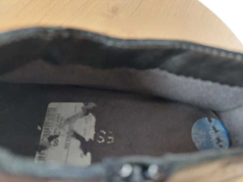 Skórzane półbuty Dunnes rozm. 36,5 wkładka 23 cm
