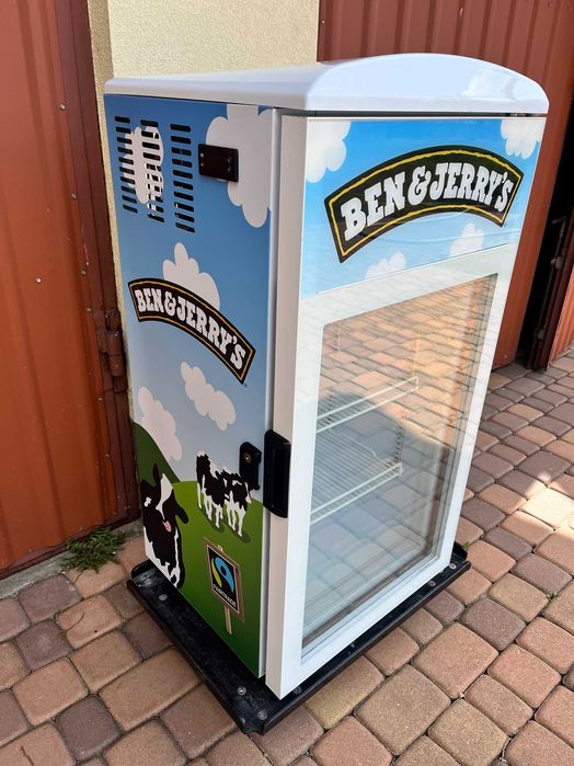 Lodówko zamrażarka przeszklona Ben&Jerry's witryna chłodnicza