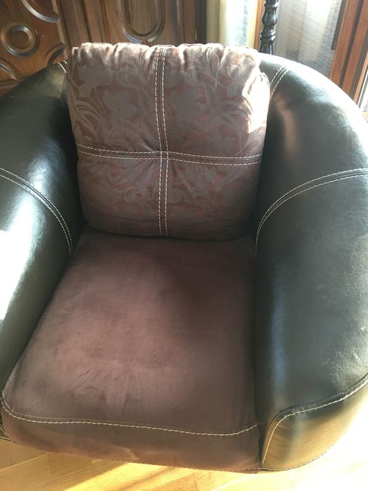 Fotel skóra obrotowy