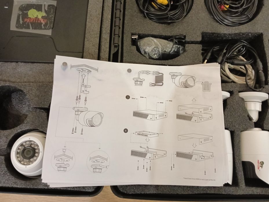 Комплект камер видео наблюдения и регистратор