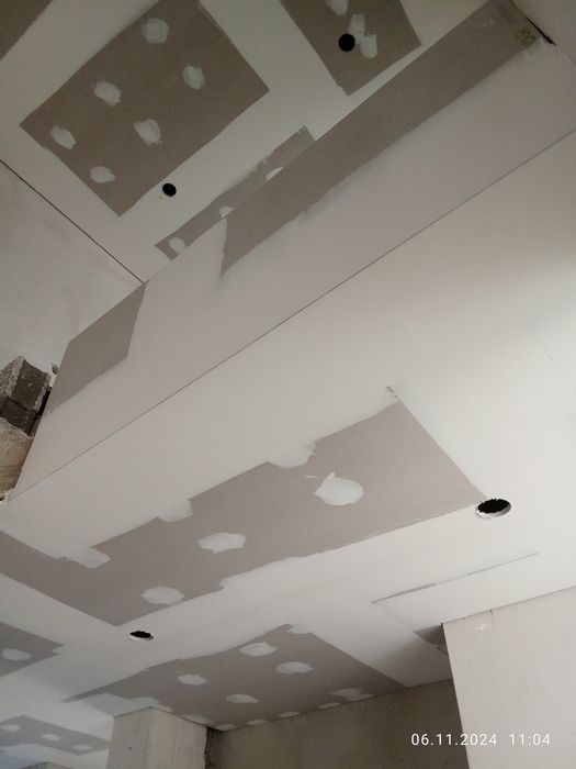 Trabalhos de pintura, Pladur, barramentos chão flutuante etc