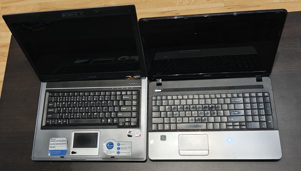 Dwa laptopy na części, ASUS E1-531 i ACER F3E