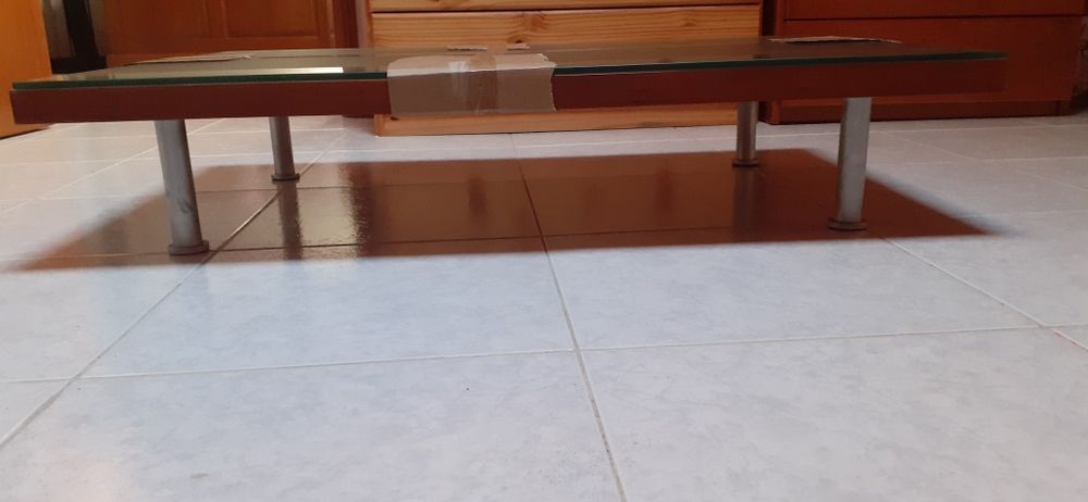 Base para TV cor nogueira