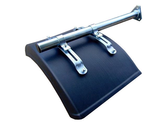 Błotnik do przyczepy z polietylenu 430x650 R650 kpl z uchwytami i rurą