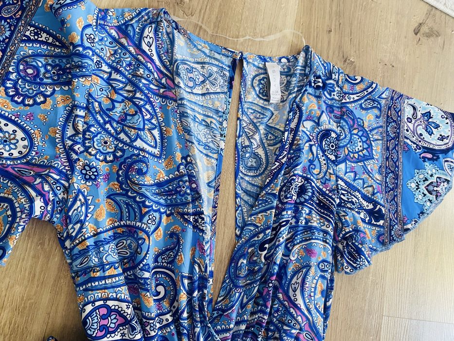 Nowy kombinezon letni Amisu XS 34 niebieski nowy