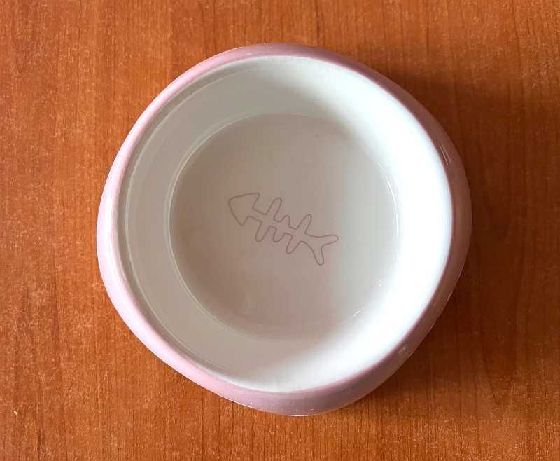 Miska ceramiczna dla kota różowa nowa