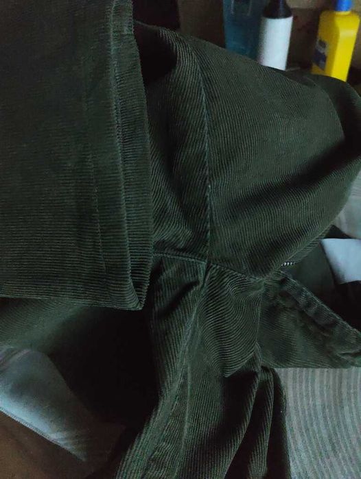 Джинсы (chino вельвет For all mankind USA w32 stretch dark green.