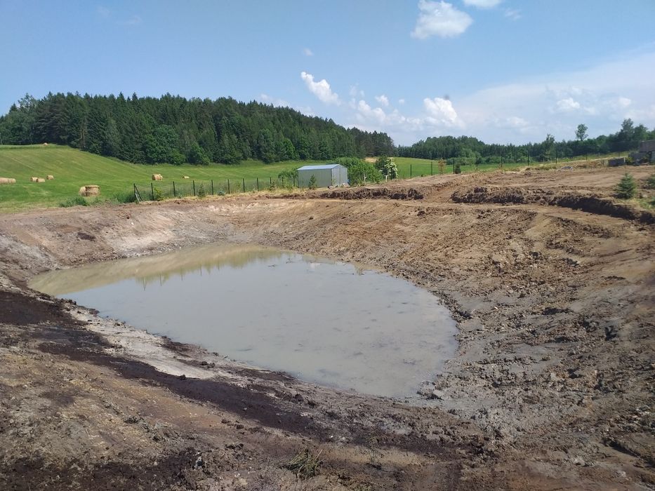 kopanie stawów odmulanie   wykopy budowa plaż portów melioracje